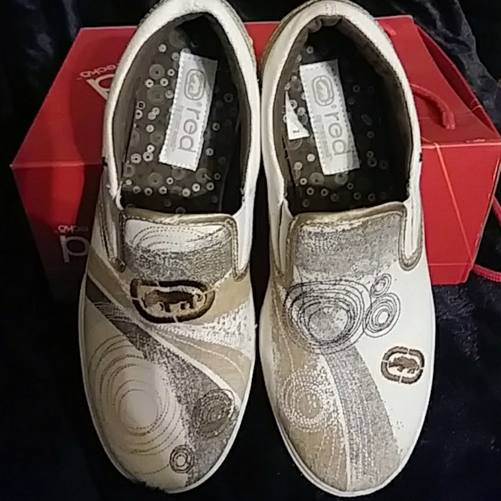 Marc ecko slip on sneakers.